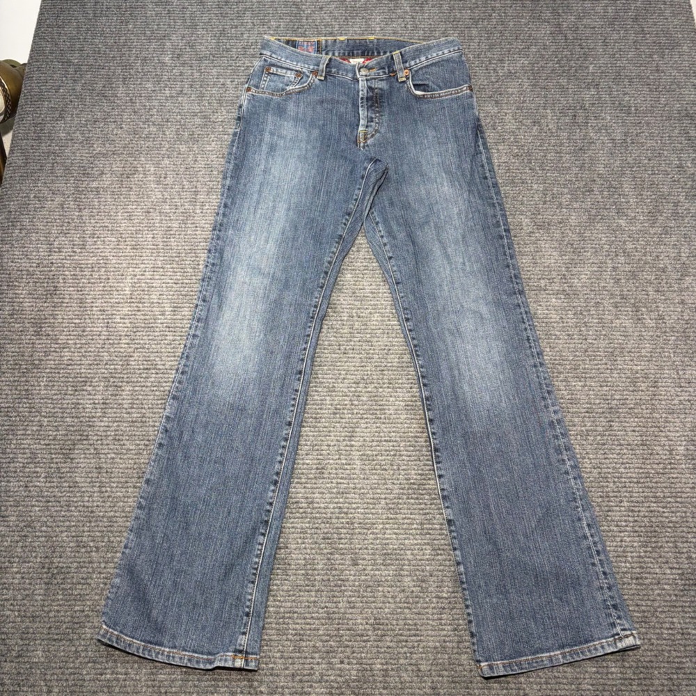 Lucky Brand Easy Rider Jeans Womens 2/26 Medium Wash Button Fly Made in USA